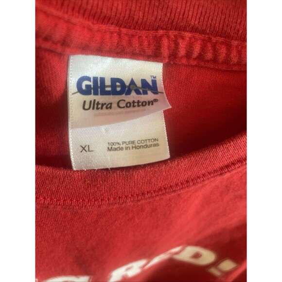 Bo Big Red Nebraska Huskers Red T Shirt Size XL Coach Bo Pelini - Picture 2 of 9